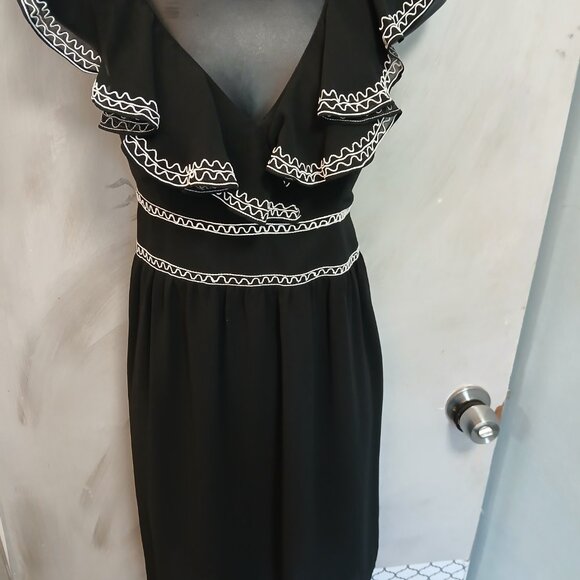 Emmelee Sheer Ruffle Dress - Picture 5 of 8